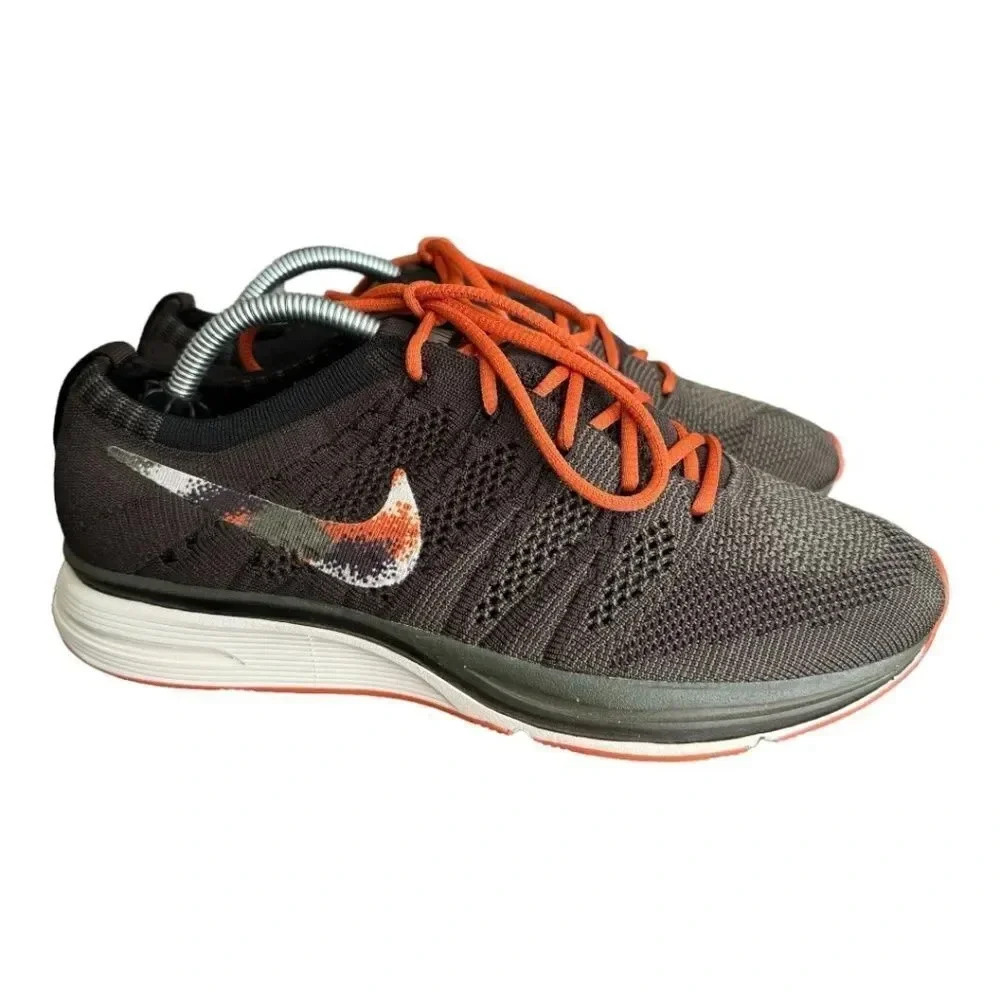 Nike Flyknit Trainer Green Orange Sneaker